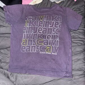 Calvin Klein Purple Short Sleeve Tee